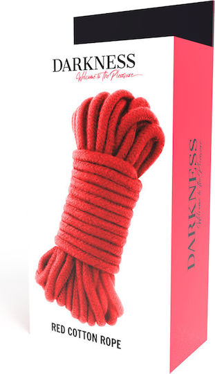 Darkness Kinbaku Cotton Rope Σχοινί Δεσίματος 20m Red