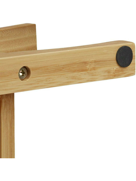 Relaxdays Tabletop Suport pentru Sticle Lemn pentru 9 Sticle Maro 30x14.5x30εκ.