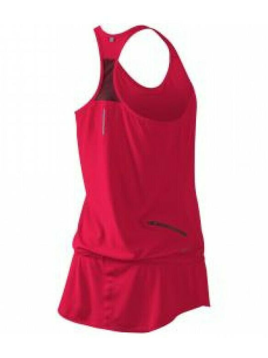 Nike Summer Mini Athletic Dress Sleeveless Red