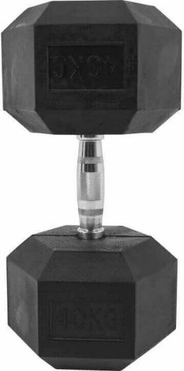 inSPORTline Haltere Hexagonale Haltere Hexagonale Din Cauciuc 1 x 40kg