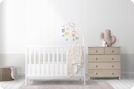 Ricokids Μόμπιλε Κούνιας με Προτζέκτορα Καρουζέλ με Προβολέα και Ήχους
