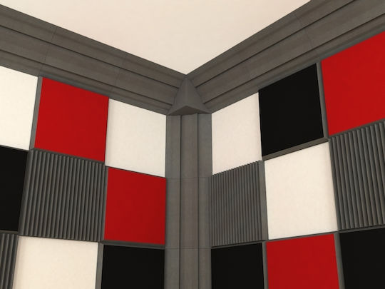 EQ Acoustics Colourpanel 60 Tile Schallabsorbierendes Paneel (6Stück) 60cm x 60cm x 50mm