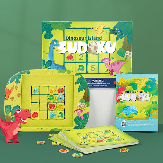 Επιτραπέζιο Παιχνίδι Sudoku Το Νησί των Δεινοσαύρων για 1 Παίκτη 4+ Ετών (EN) Toi World