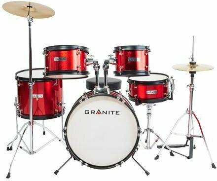 Granite Rock Red JBJ1049A Drum Set