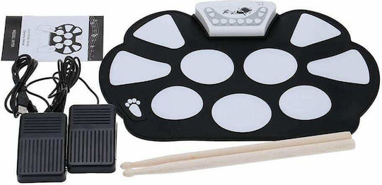 Ηλεκτρονικά Ντράμς W758 Roll UP Drum Kit σε Μαύρο Χρώμα