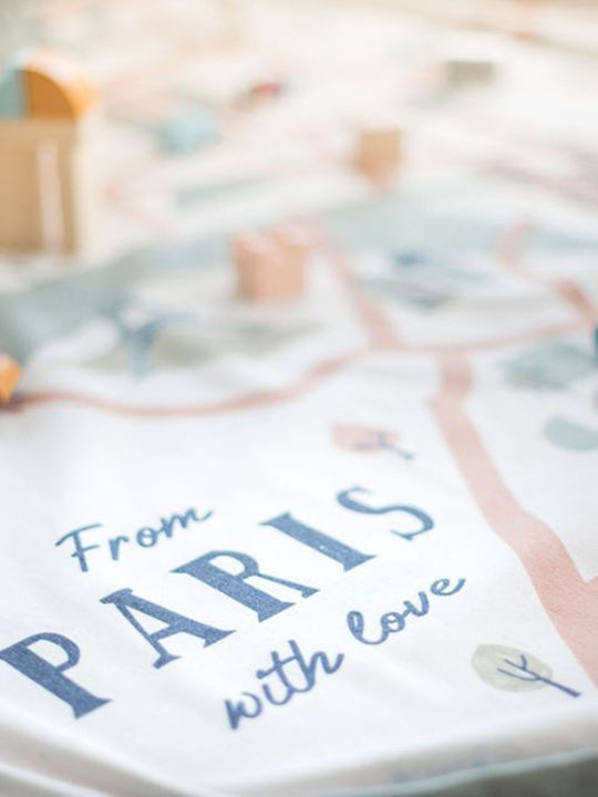 Play&go Paris Activity Mat Turquoise 140x140cm