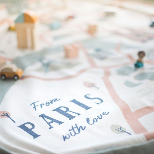 Play&go Paris Χαλάκι Δραστηριοτήτων Τιρκουάζ 140x140cm