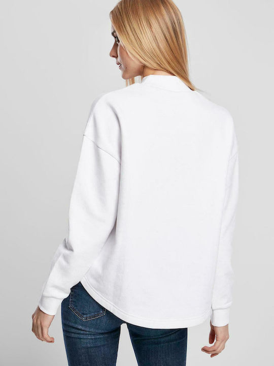 Urban Classics TB3012 Women's Long Sweatshirt White