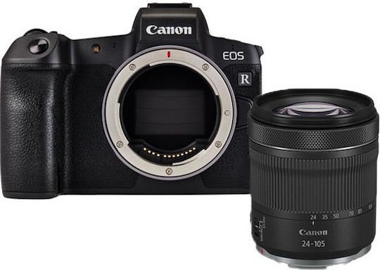 Canon EOS R Mirrorless Camera Kit (RF 24-105mm F4-7.1 IS STM) Black