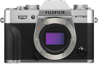 Fujifilm X-T30 II Mirrorless Camera Crop Frame Body Silver