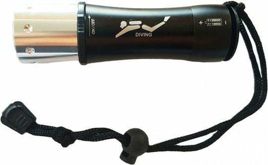Diving Safety Light LED with Brightness 1000lm for Maximum Depth 100m Super Bright 1000lm