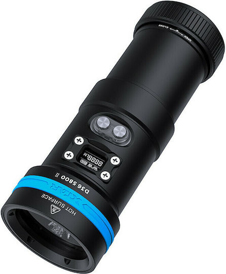 XTAR D36 Φακός Κατάδυσης LED με Φωτεινότητα 5800lm για Βάθος έως 100m