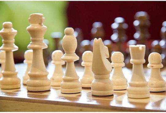 Natural Games Σκάκι από Ξύλο με Πιόνια 40x40cm