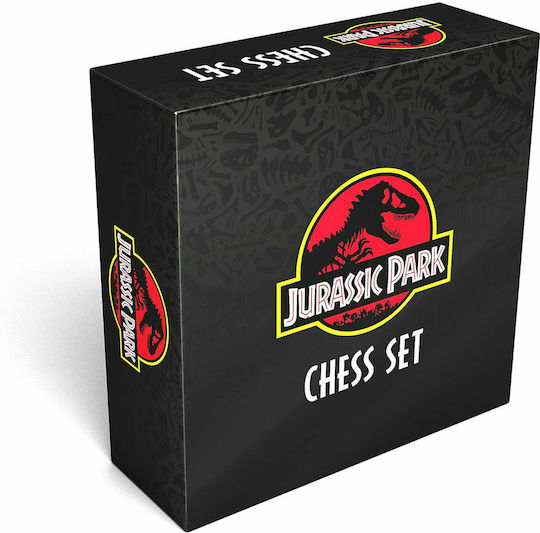 The Noble Collection Jurassic Park Chess Set Σκάκι με Πιόνια 47x47cm