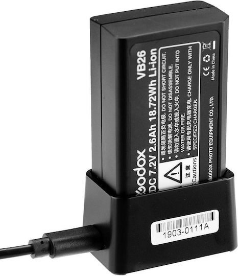 Godox V1-F TTL Blitzkamera Kit für Sony, Panasonic, Nikon, Canon, Fujifilm Geräte