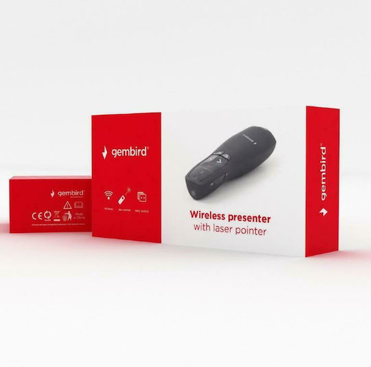 Gembird Presenter με Κόκκινο Laser και Πλήκτρα Slideshow