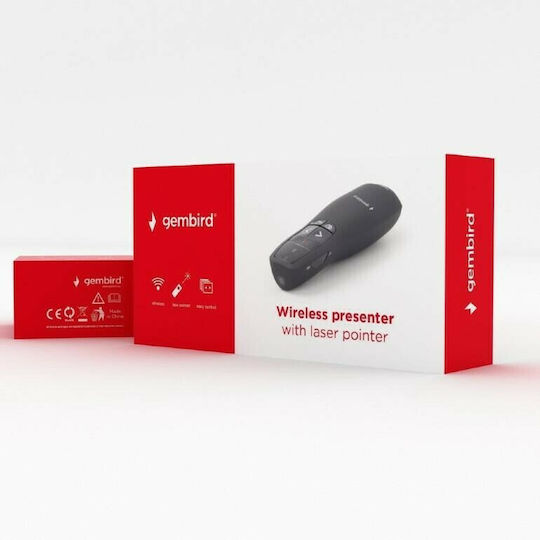 Gembird Presenter με Κόκκινο Laser και Πλήκτρα Slideshow