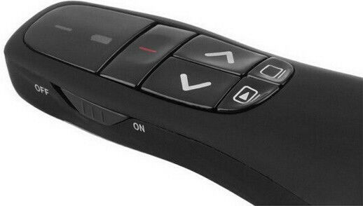 Presenter Laser Pointer R400 με Κόκκινο Laser και Πλήκτρα Slideshow