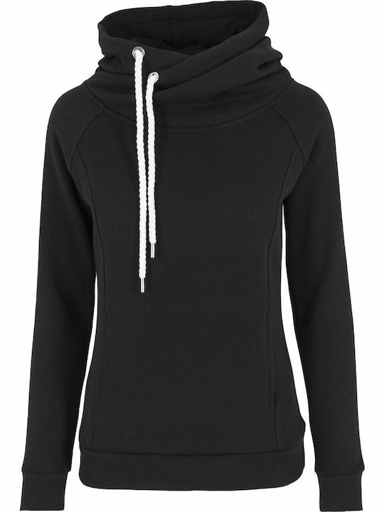 Women's Sweatshirt Hooded Black