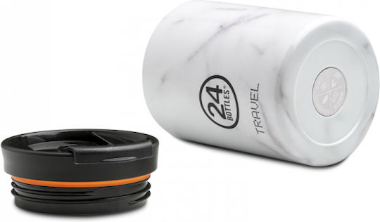 24Bottles Inox Thermo Lunch Box Travel Tumbler White 350ml