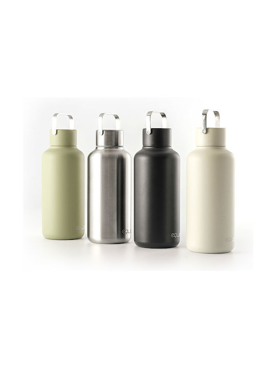 Equa Timeless Stainless Steel Water Bottle 600ml Silver