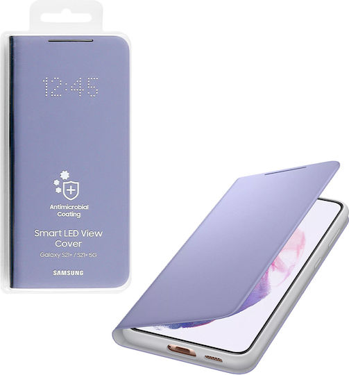 Samsung LED View Cover Book Fabric Purple Galaxy S21+ 5G