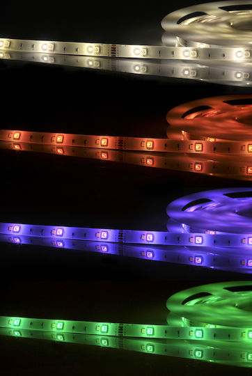 Polux Waterproof Smart LED Strip Wi-Fi 220V RGBW Light 2m with Power Supply & WiFi Controller