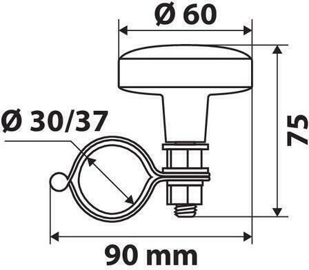 Lampa Τεμπέλης Τιμονιού Αυτοκινήτου Τεμπέλης Τιμονιού Spinny Μαύρο