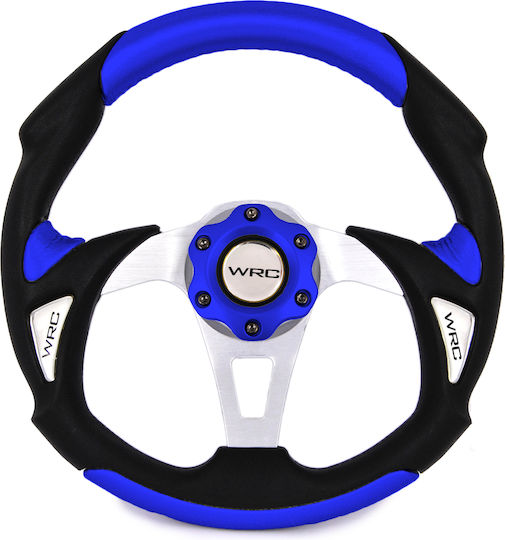 Autoline Volan Auto CL-570 Triactin cu Diametru 32cm Negru/Argintiu