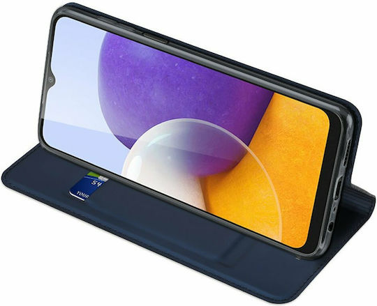 Dux Ducis Skin Pro Book Δερματίνης Μπλε (Galaxy A22 4G)