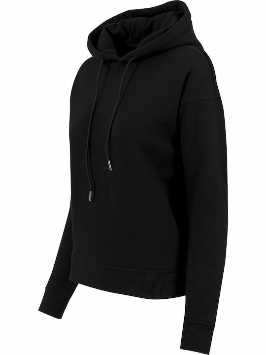 Women's Sweatshirt Hooded Black