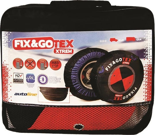 Fix&Go Tex Xtrem I1 Anti-slip Snow Socks 4x4 Car 2pcs