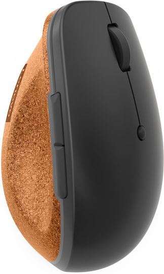 Lenovo Go Wireless Ασύρματο Εργονομικό Vertical Ποντίκι Μαύρο