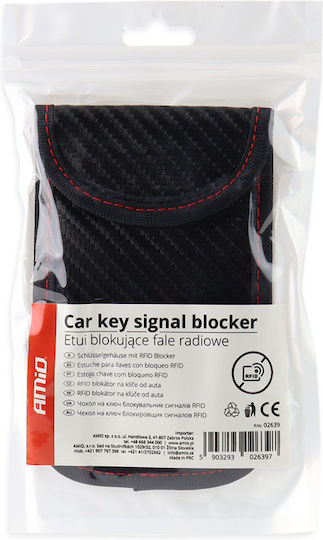 AMiO SB-03 Car General Purpose Case Θήκη Ασφαλείας Rfid Blocker 8x13cm για Κλειδιά και Κάρτες /AM