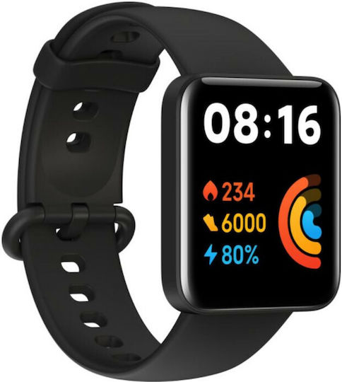 Xiaomi Redmi Watch 2 Lite 42mm Waterproof with Heart Rate Monitor (Black)