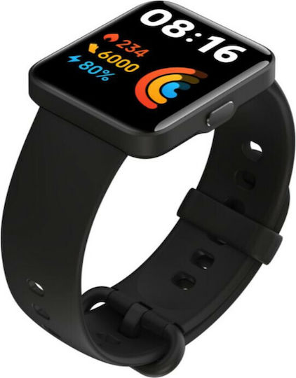 Xiaomi Redmi Watch 2 Lite 42mm Waterproof with Heart Rate Monitor (Black)
