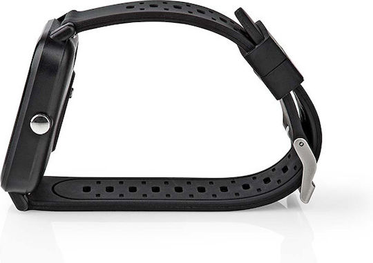 Nedis BTSW002BK 43mm Waterproof Smartwatch with Heart Rate Monitor (Black)