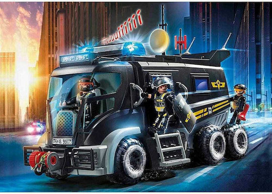 Playmobil Действие на града Бронирано Превозно Средство за Специални Мисии за 5+ години години
