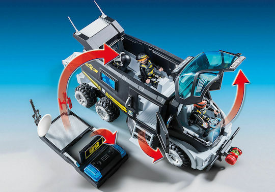 Playmobil Действие на града Бронирано Превозно Средство за Специални Мисии за 5+ години години