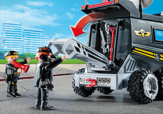 Playmobil Действие на града Бронирано Превозно Средство за Специални Мисии за 5+ години години