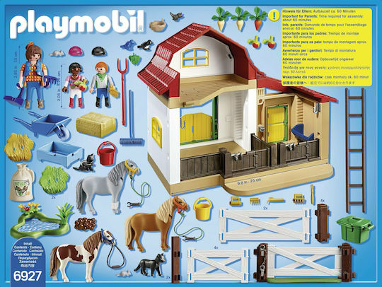 Playmobil Land Scheune mit Pony für 4-10 Jahre
