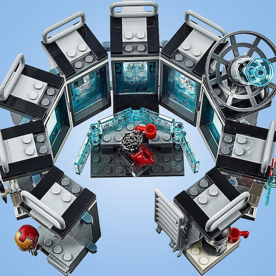 LEGO Marvel Iron Man Hall Of Armor Pentru 7+ Ani
