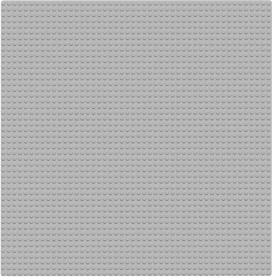 LEGO Classic Grey Baseplate for 4 - 99 Years