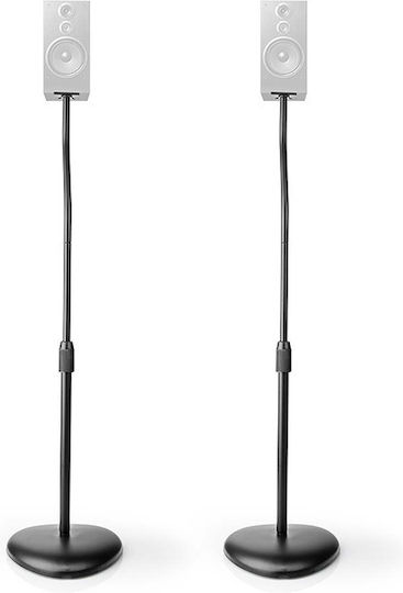 Nedis Speaker Stands in Black Color