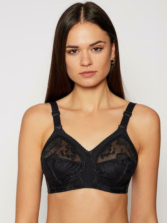 Doreen Lace Bra without Padding without Underwire Black