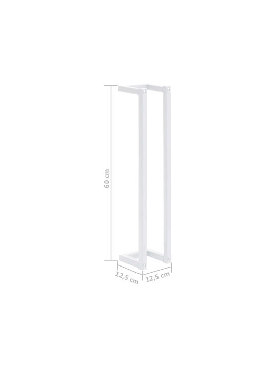 vidaXL Double Wall-Mounted Bathroom Rail ​60x12.5cm White