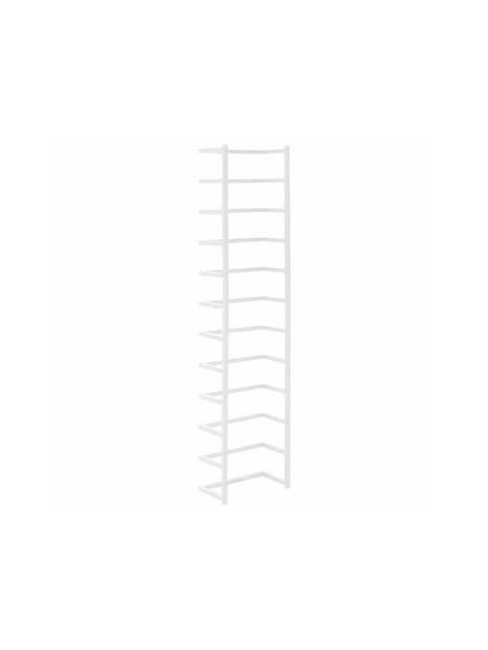 vidaXL Επιτοίχια ​24x96cm Λευκή