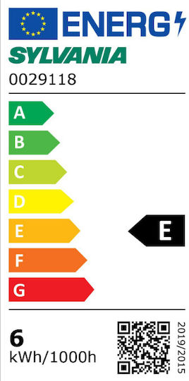 Sylvania Λάμπα LED 6W για Ντουί GU10 και Σχήμα PAR16 Θερμό Λευκό 660lm