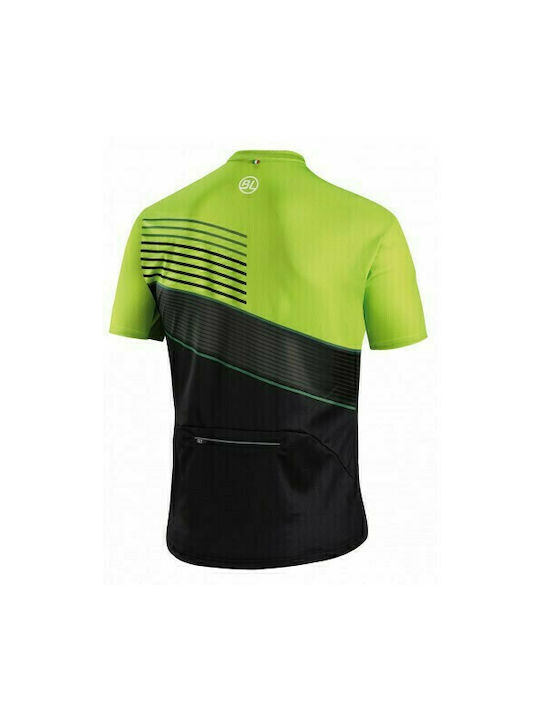 Bicycle Line Dirupo 69-44732 Short Sleeves Cycling Jersey Green/Black