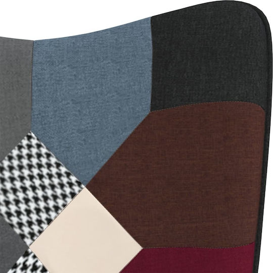Rotativ cu Puf Patchwork 62x68x98cm
